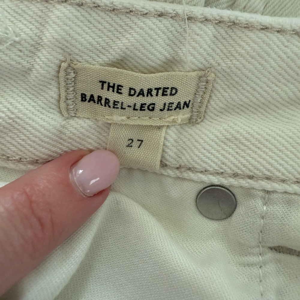 Madewell Darted Barrel-leg Jean in Vintage Canvas - Picture 6 of 6